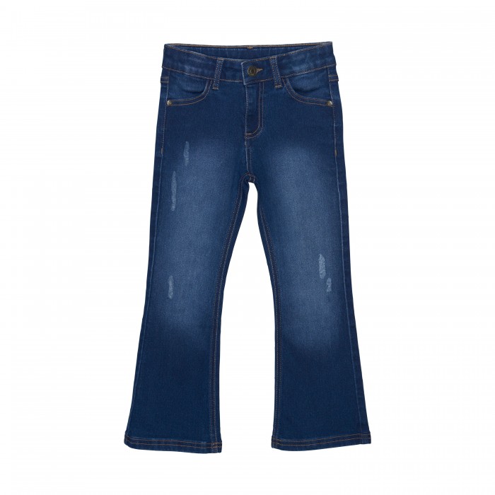 Jeans bleu coupe flair Minymo