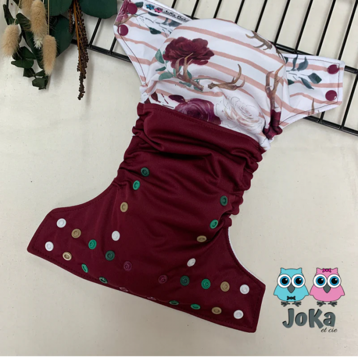 Couche maillot lavable qui peut servir de couche à poche Joka Édition limitée Panache (8-35 lbs) 